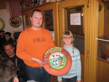 Die "Frühlingsscheibe" 2008, gest. von Hans Ziegelmeier, wurde von Verena Brechenmacher gewonnen Die "Frühlingsscheibe" 2008, gest. von Hans Ziegelmeier, wurde von Verena Brechenmacher gewonnen